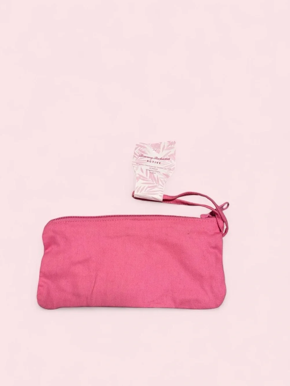 Tommy Bahama Pink Sequin 'GOLF' Wristlet Pouch